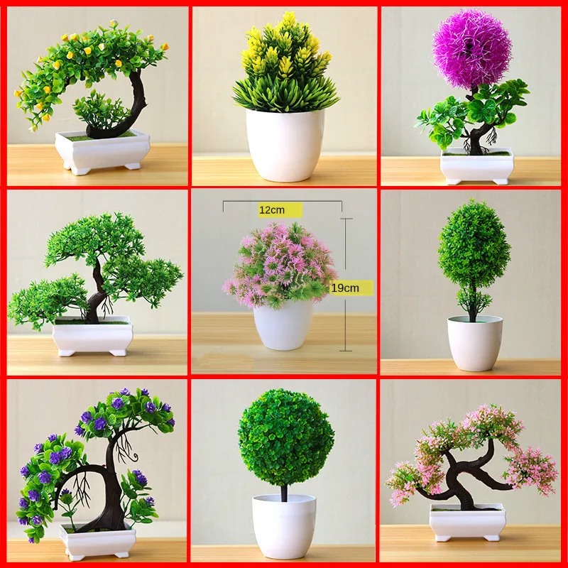 Bonsai Tree Zen Garden - Artificial Small Tree Potted Plant Fake