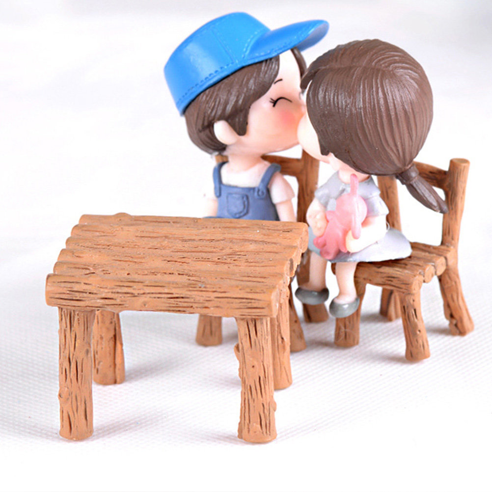 Bonsai Garden Miniature - 1Set Micro Landscape Resin Furniture Set