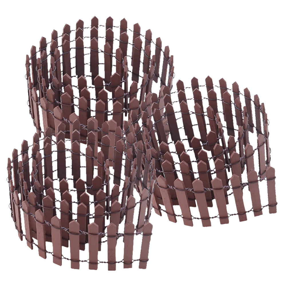 3Pcs Micro Landscape Fence Lig - Bonsai Garden Miniature ulasan dan harga
