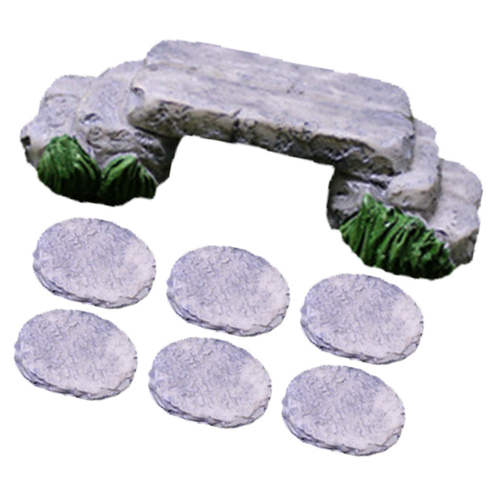 1Set Mini Stepping Stone Creat - Bonsai Garden Miniature ulasan dan harga
