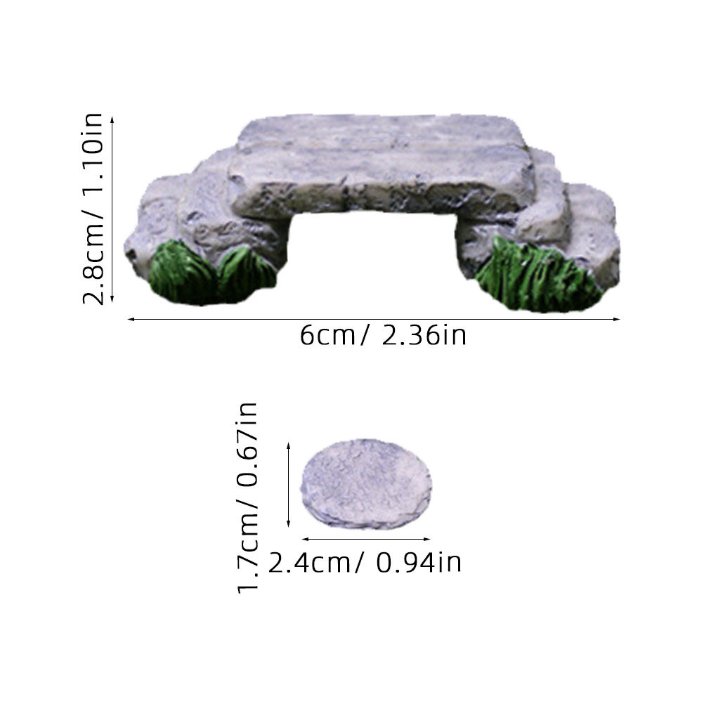 1Set Mini Stepping Stone Creat - Bonsai Garden Miniature ulasan dan harga