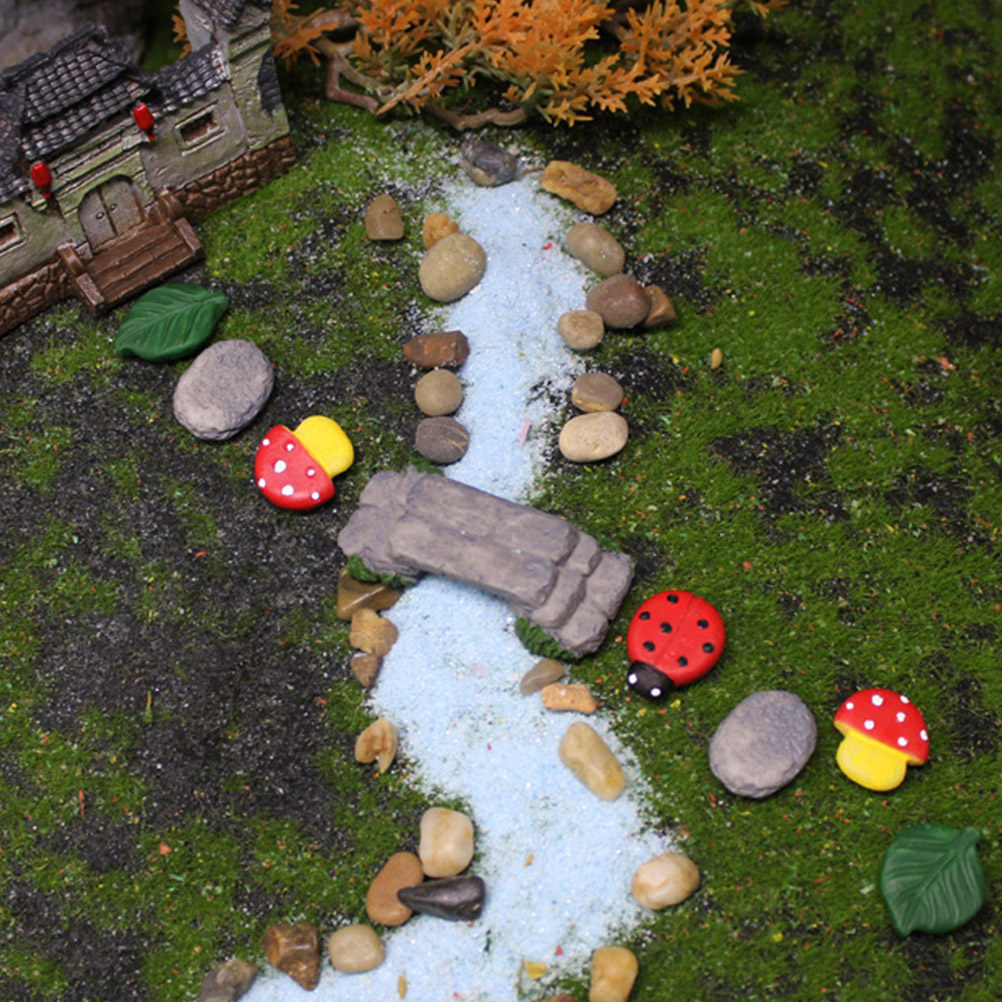 1Set Mini Stepping Stone Creat - Bonsai Garden Miniature ulasan dan harga
