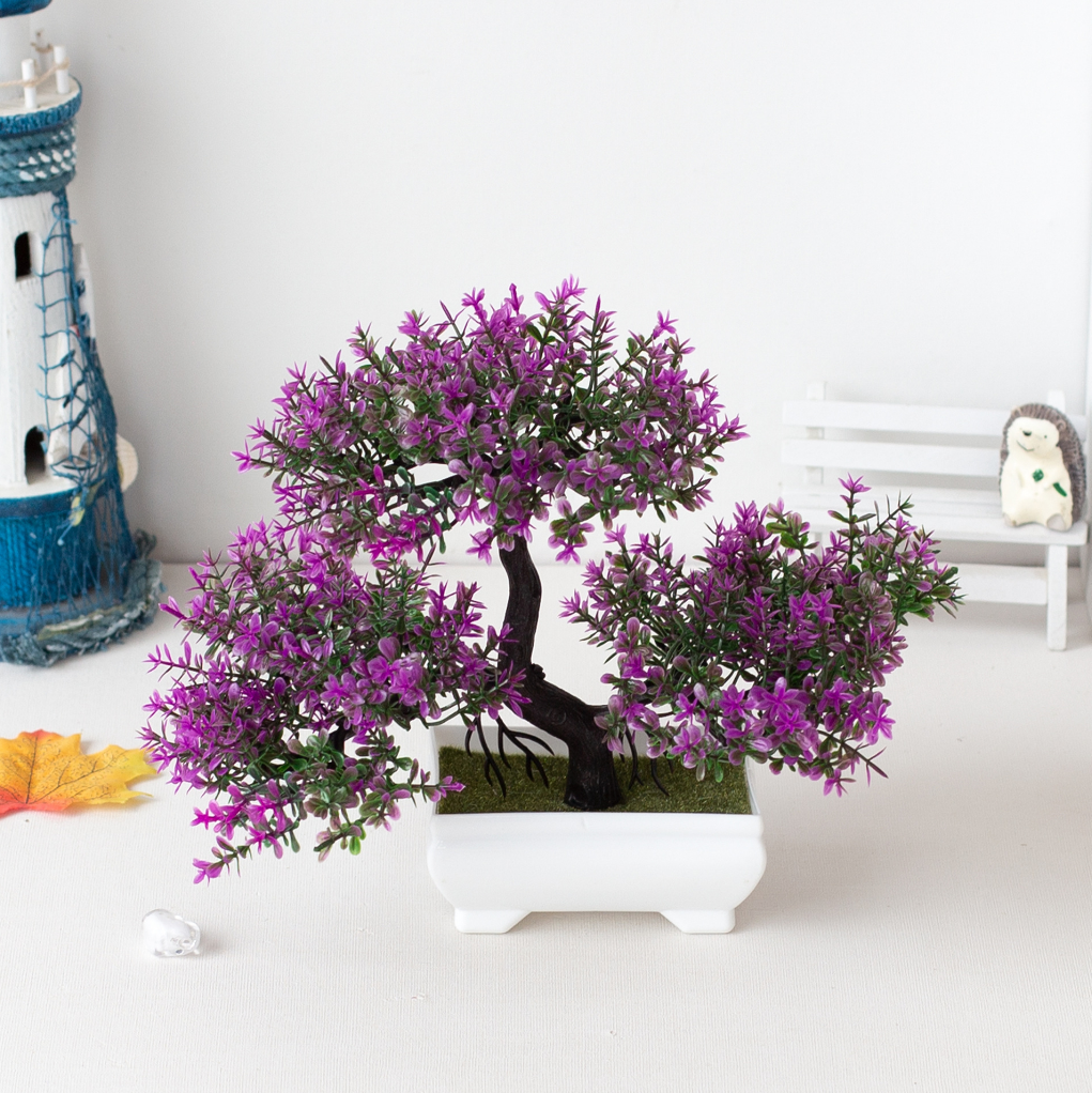 of artificial plant decoration - Bonsai Tree Zen Garden ulasan dan harga