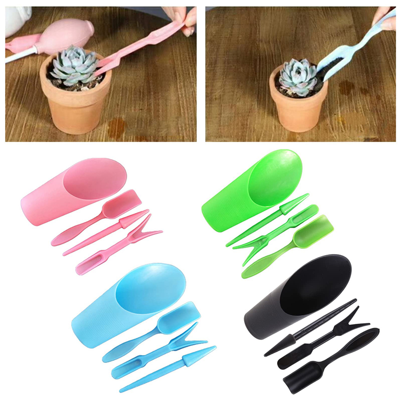 4Pcs Garden Planter Kit Sowing - Bonsai Garden Tools ulasan dan harga