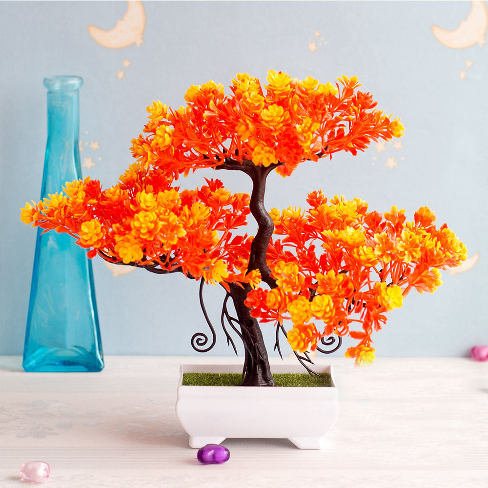 Artificial Plastic Plants Bons - Bonsai Tree Zen Garden ulasan dan harga