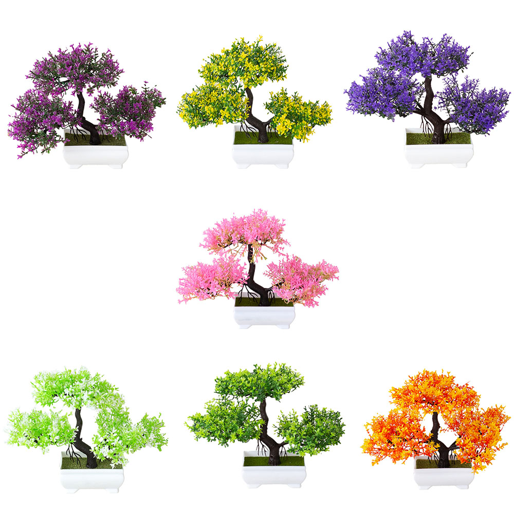 Artificial Plastic Plants Bons - Bonsai Tree Zen Garden ulasan dan harga