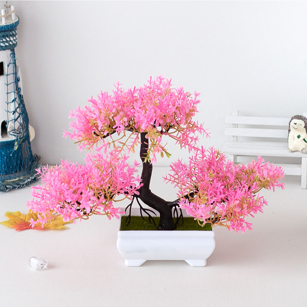 Artificial Plastic Plants Bons - Bonsai Tree Zen Garden ulasan dan harga