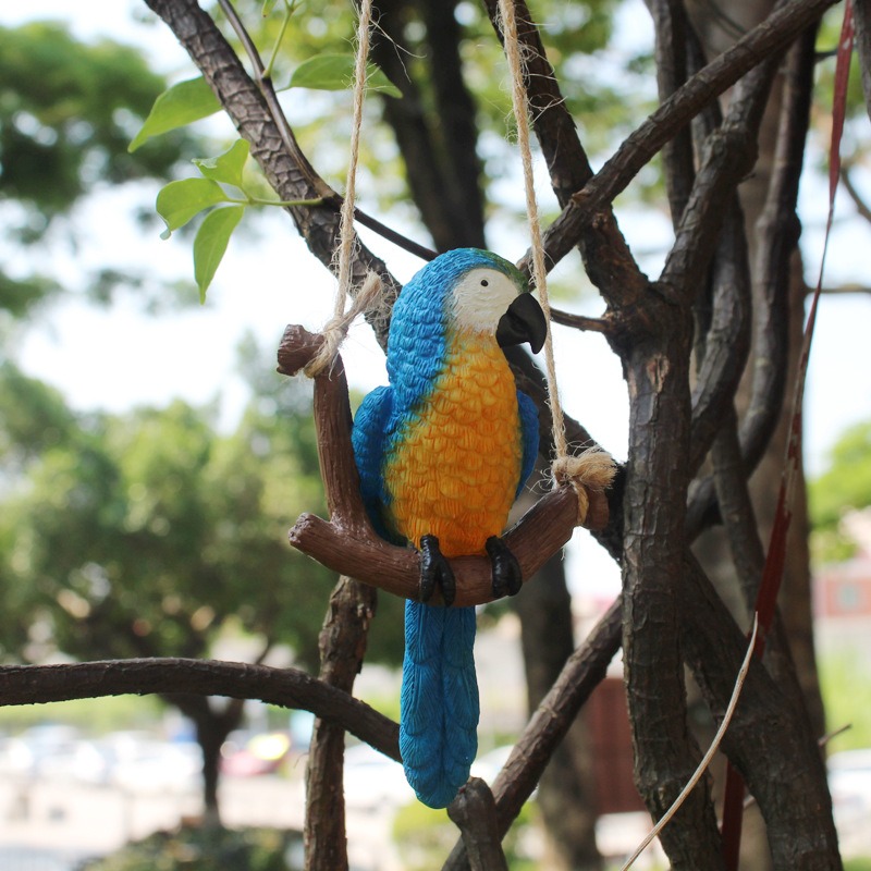 1Pcs Creative Swing Parrot Res - Bonsai Garden Miniature ulasan dan harga