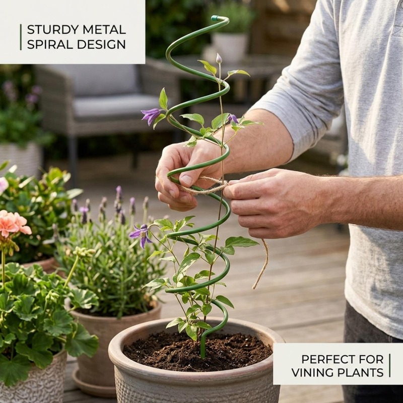 Tomato Twist Stake Climbing Pl - Bonsai Garden Tools ulasan dan harga