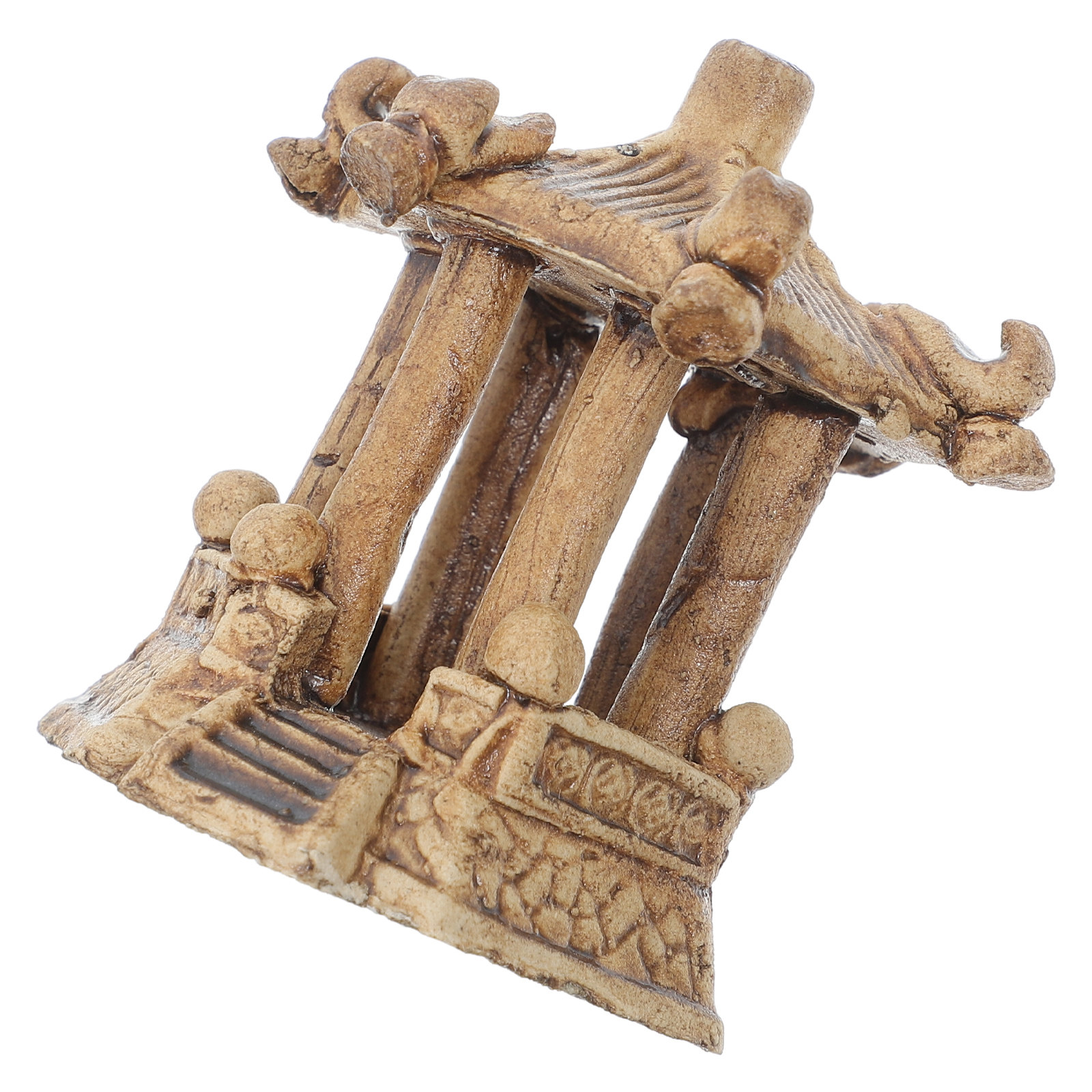 Compact Hexagonal Ceramic Pago - Bonsai Garden Miniature ulasan dan harga