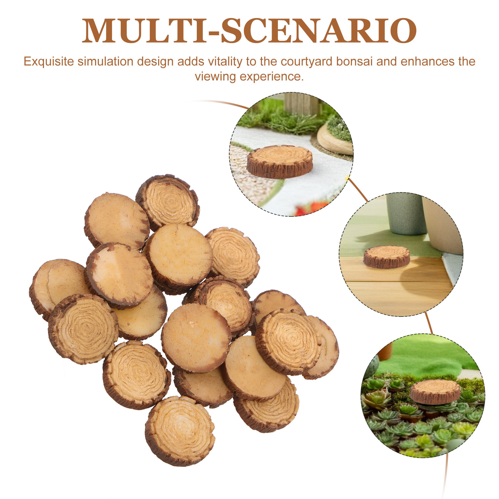 20Pcs Micro Landscape Resin St - Bonsai Garden Miniature ulasan dan harga