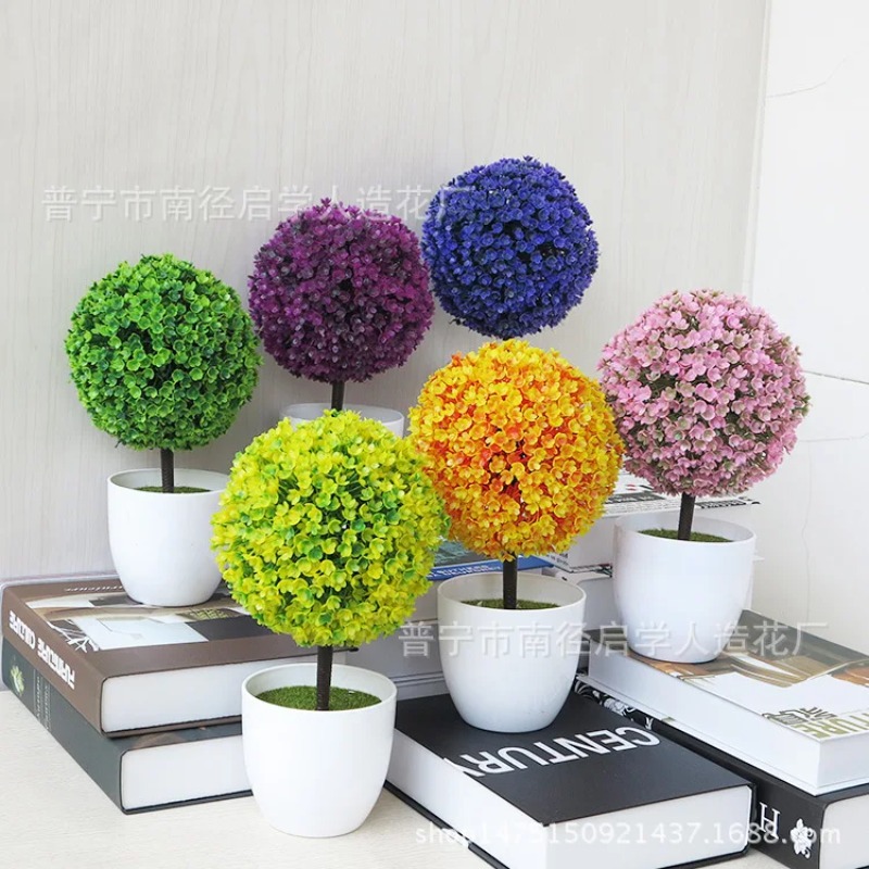 Artificial Small Tree Potted P - Bonsai Tree Zen Garden ulasan dan harga