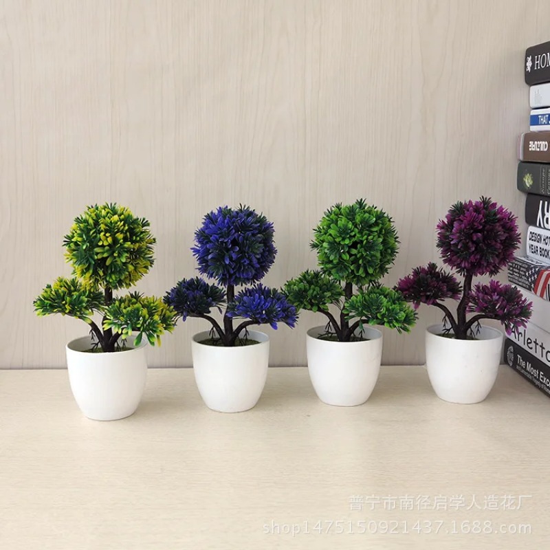 Artificial Small Tree Potted P - Bonsai Tree Zen Garden ulasan dan harga