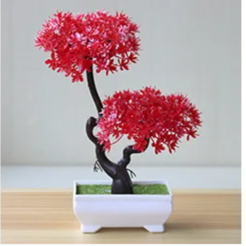 Artificial Small Tree Potted P - Bonsai Tree Zen Garden ulasan dan harga