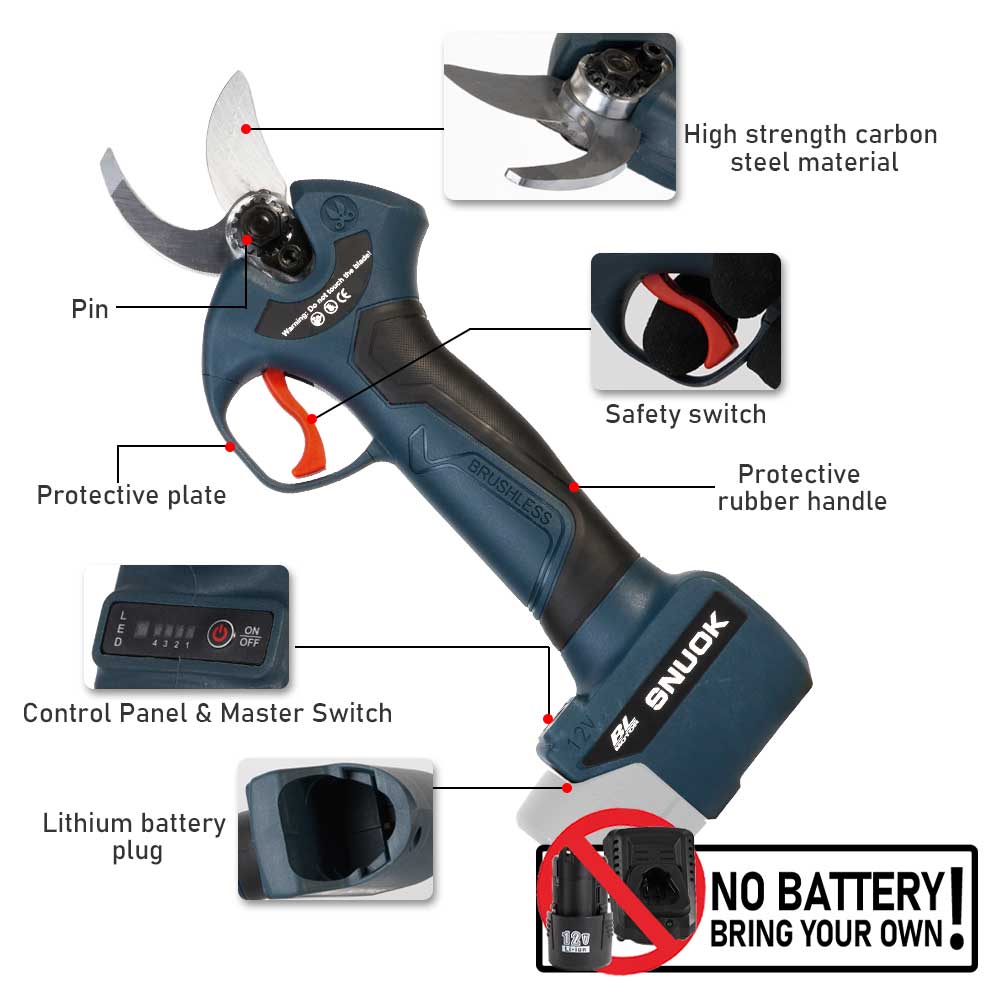 SNUOK 12V brushless electric p - Bonsai Garden Tools ulasan dan harga