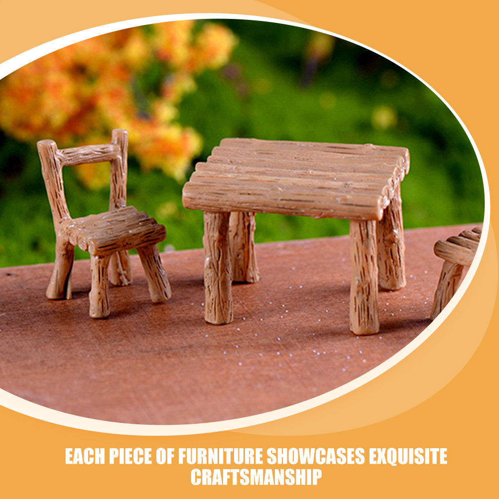 1Set Micro Landscape Resin Fur - Bonsai Garden Miniature ulasan dan harga