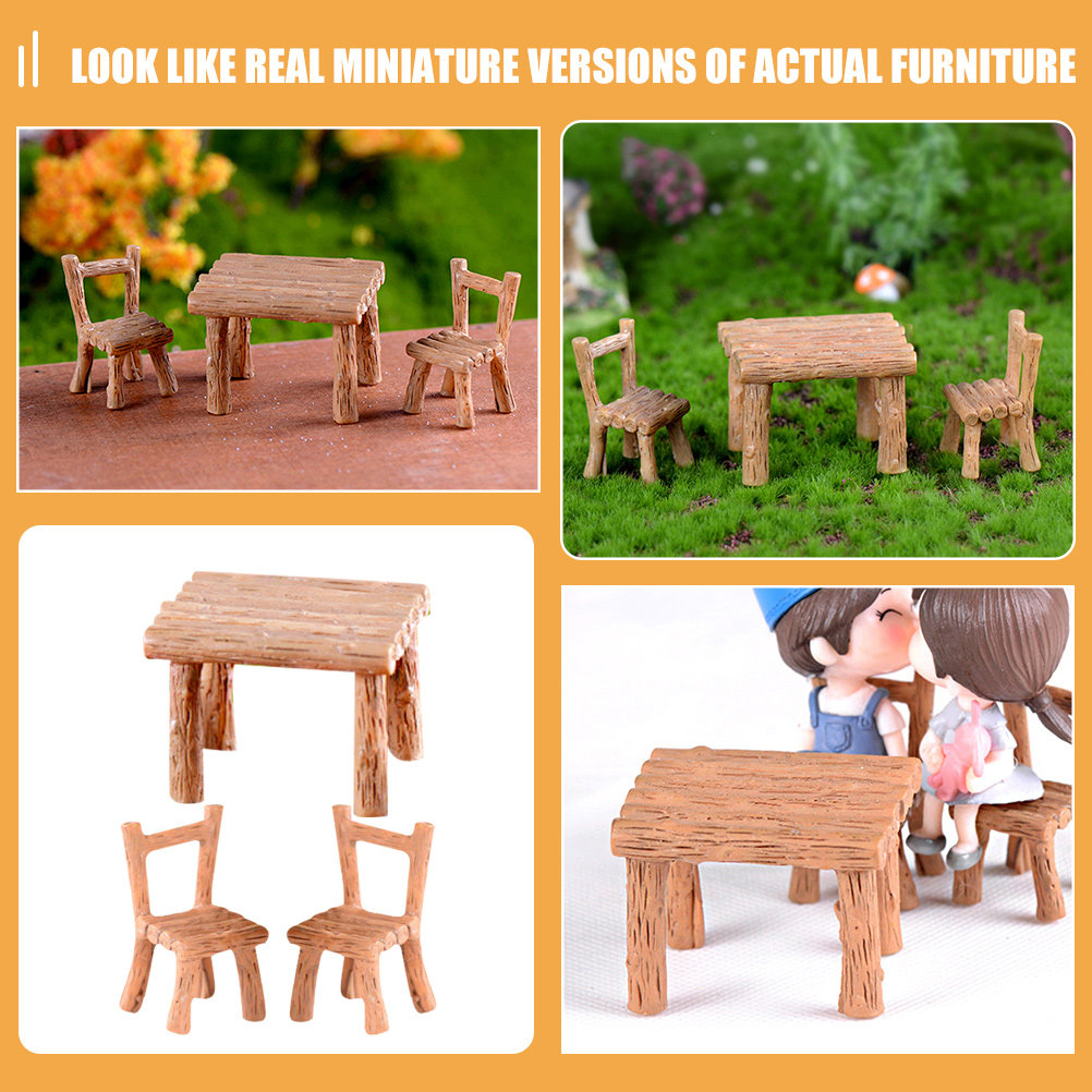 1Set Micro Landscape Resin Fur - Bonsai Garden Miniature ulasan dan harga