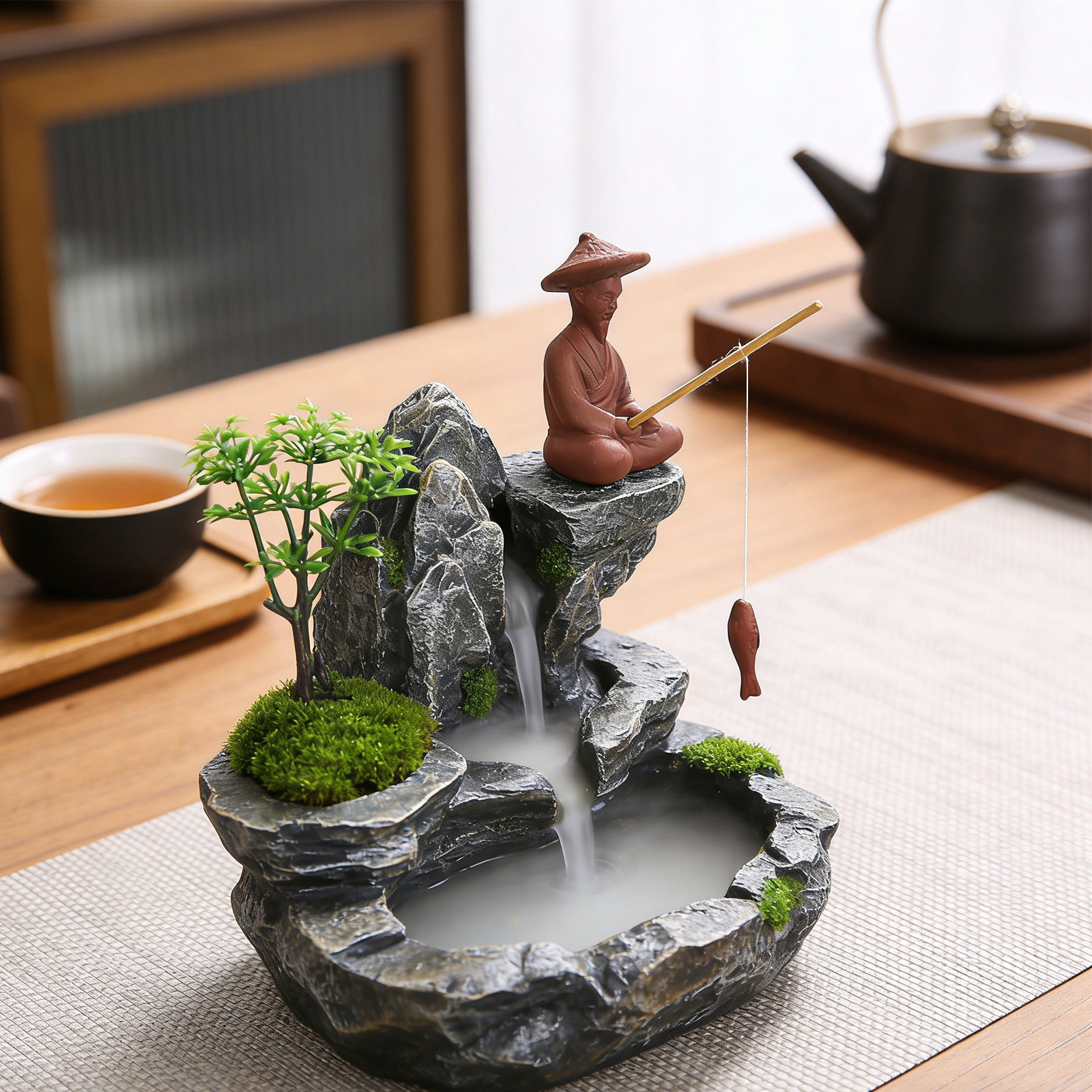 Miniature Chinese Fisherman St - Bonsai Garden Miniature ulasan dan harga