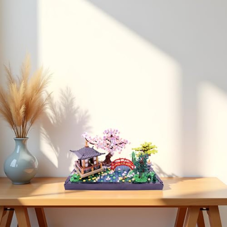Micro Building Blocks Sets Chi - Bonsai Zen Garden Set ulasan dan harga