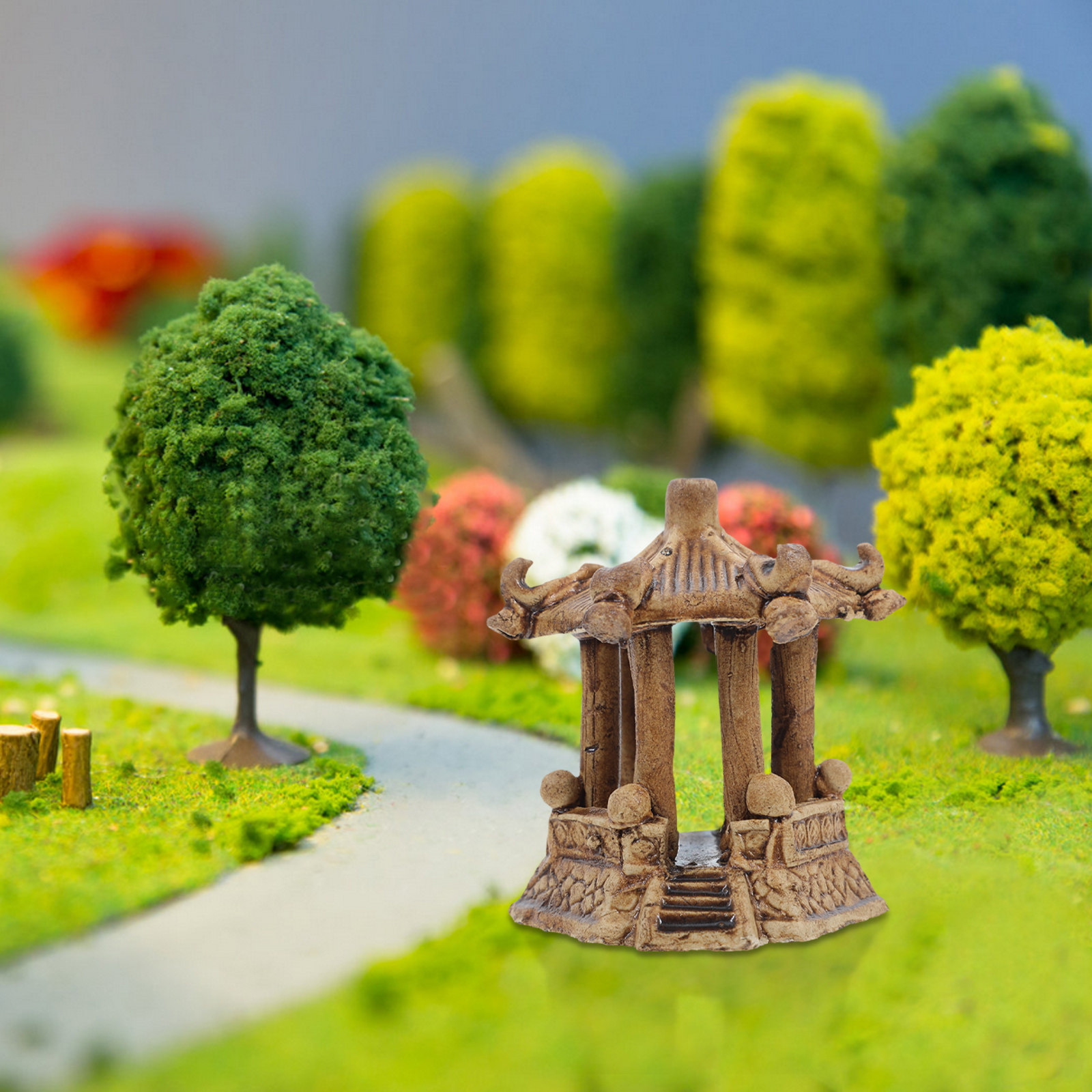 Miniature Ceramic Hexagonal Pa - Bonsai Garden Miniature ulasan dan harga